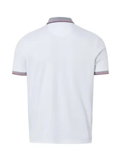 Andrew James Herren Poloshirt in weiß - Ärmel: kurzarm