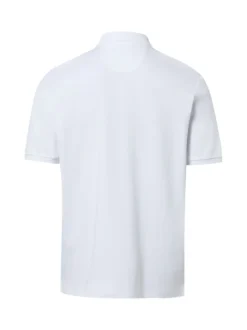 Andrew James Herren Poloshirt in weiß - Ärmel: kurzarm