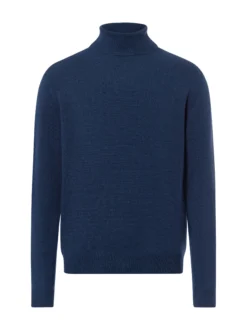 Andrew James Herren Pullover mit Cashmere-Anteil in indigo