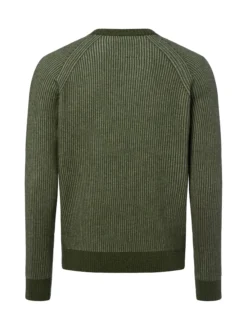 Andrew James Herren Pure Cashmere Pullover in khaki lind
