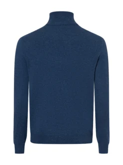 Andrew James Herren Pure Cashmere Pullover in indigo