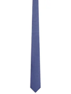 Andrew James Herren Seidenkrawatte in blau