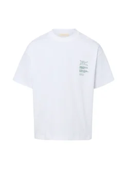 Another Cotton Lab Herren T-Shirt - Athletic Department in weiß tanne