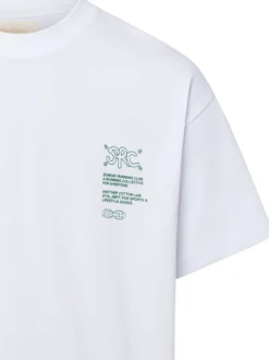 Another Cotton Lab Herren T-Shirt - Athletic Department in weiß tanne