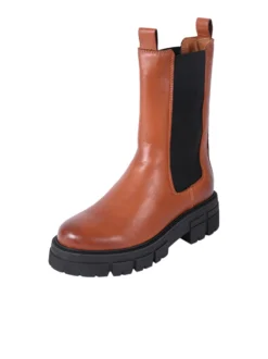 Apple of Eden Damen Chelsea-Boots - CHER in cognac