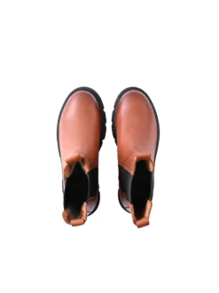 Apple of Eden Damen Chelsea-Boots - CHER in cognac