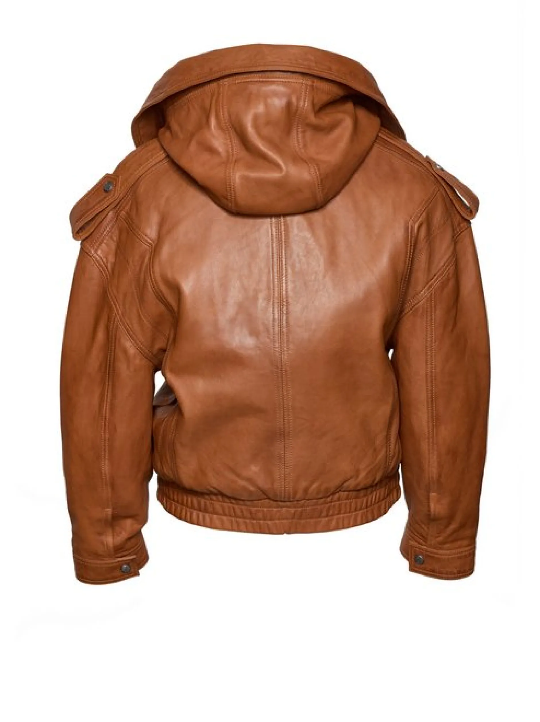 Apple of Eden Damen Lederjacke in cognac