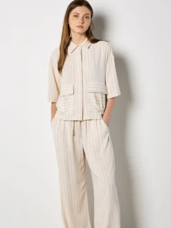 Apricot Damen Bluse in beige - Ärmel: 3/4 Arm