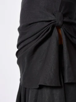 Apricot Damen Blusentop in schwarz - Ärmel: ohne Arm