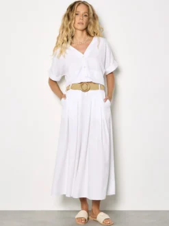 Apricot Damen Hose in weiß - Länge: lang