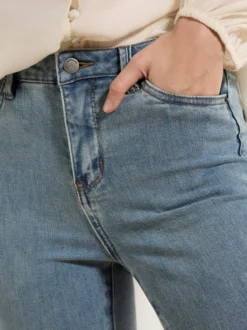 Apricot Damen Jeans in blau denim - Länge: lang
