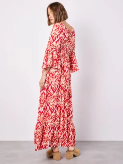 Apricot Damen Maxikleid in rot - Länge: lang