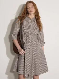 Apricot Damen Minikleid in braun - Länge: knielang