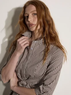 Apricot Damen Minikleid in braun - Länge: knielang