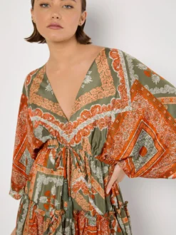 Apricot Damen Minikleid in grün mehrfarbig