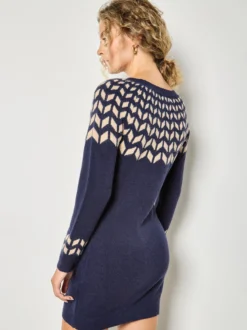 Apricot Damen Minikleid in marine blau - Länge: kurz