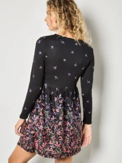 Apricot Damen Minikleid in schwarz - Länge: kurz