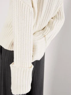 Apricot Damen Pullover in beige - Ärmel: langarm