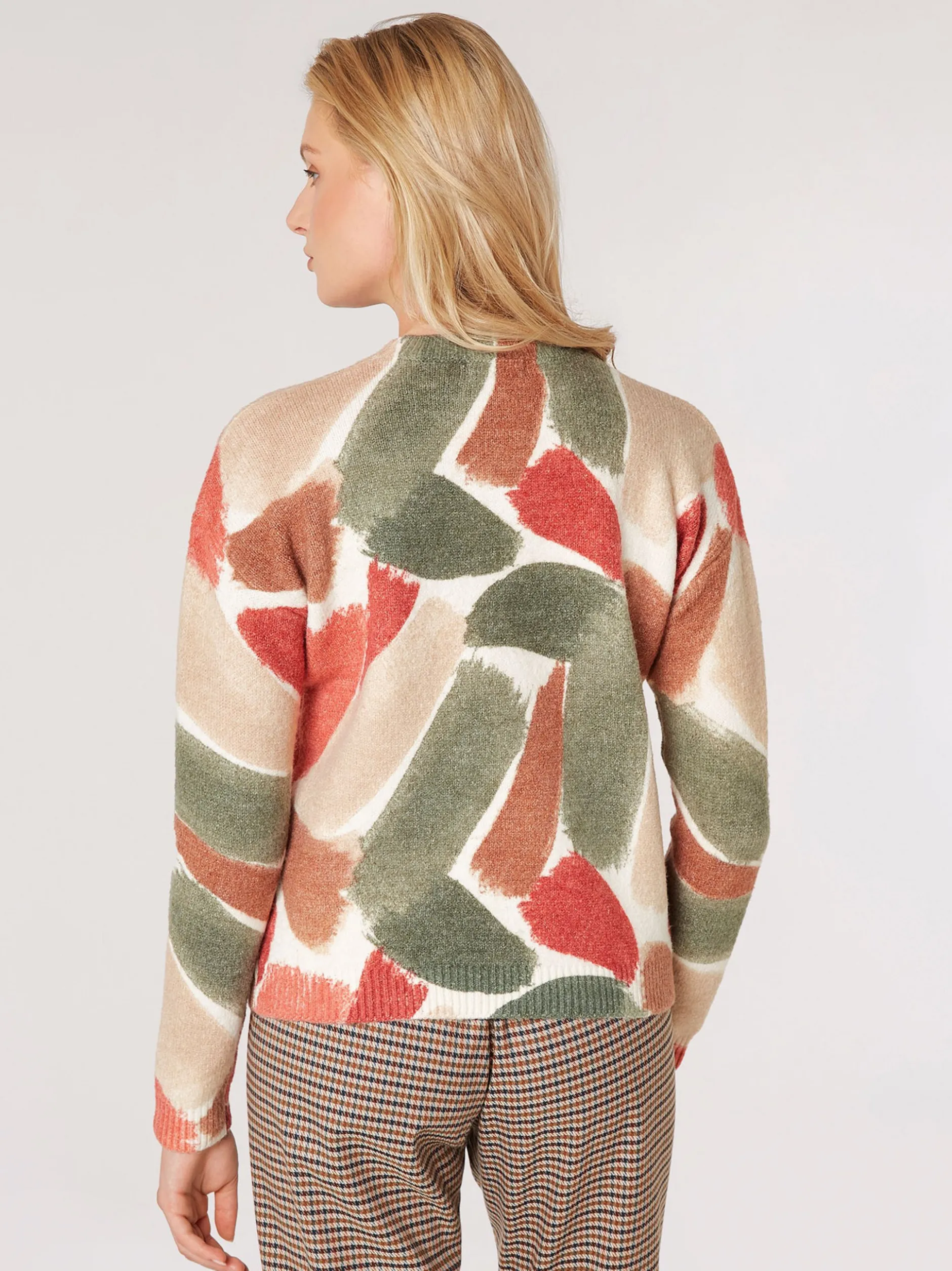 Apricot Damen Pullover in grün - Ärmel: langarm