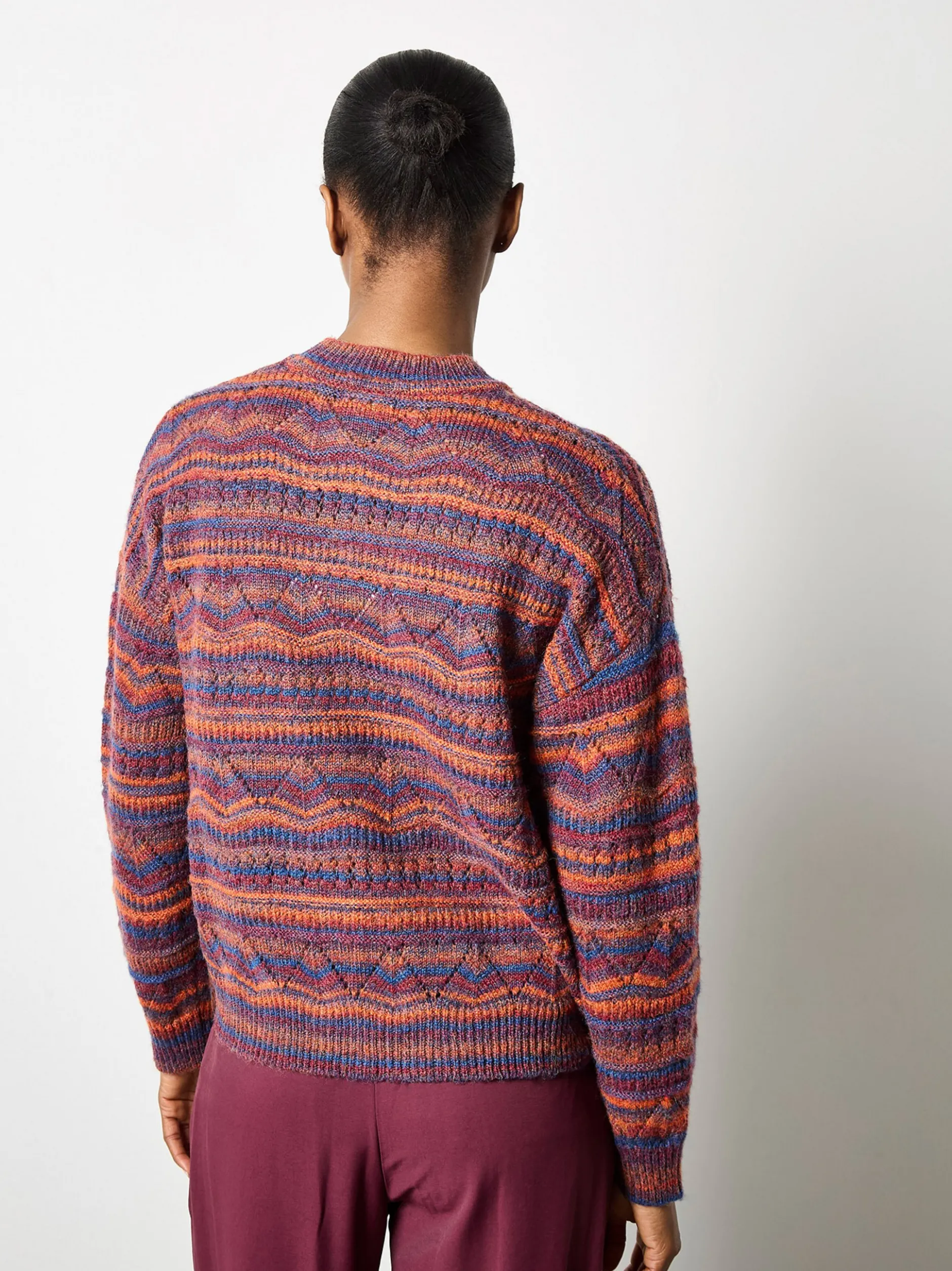 Apricot Damen Pullover in orange mehrfarbig