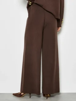 Apricot Damen Strickhose in braun - Länge: lang