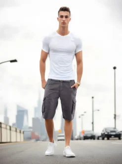 Arctic Seven Herren Cargoshorts - in anthrazit