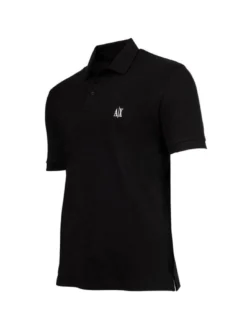 Armani Exchange Herren Poloshirt in schwarz