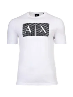Armani Exchange Herren T-Shirt in weiß - Ärmel: kurzarm