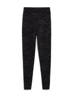 ARMEDANGELS Damen Leggings - Faribaa Zebraraa in schwarz anthrazit