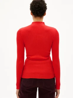 ARMEDANGELS Damen Strickpullover - Alaania in rot