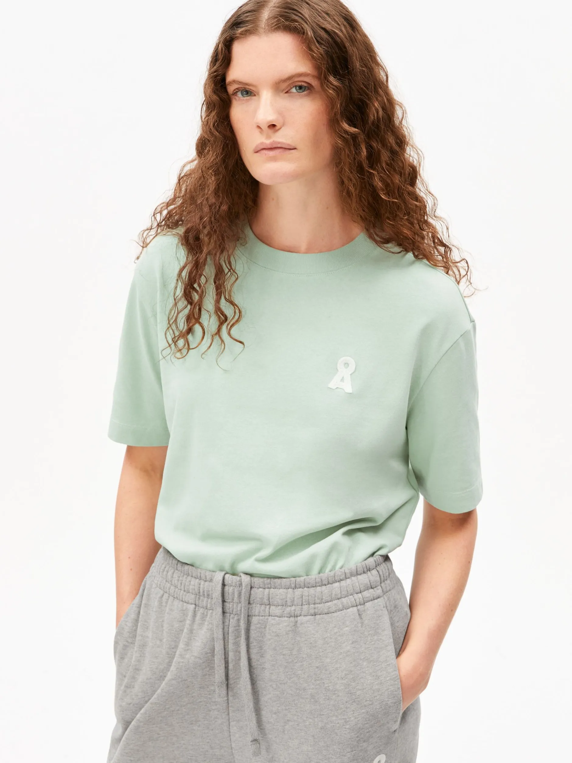 ARMEDANGELS Damen T-Shirt - Iconic A Tarjaa in mint