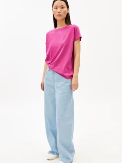 ARMEDANGELS Damen T-Shirt - Idaara in fuchsia