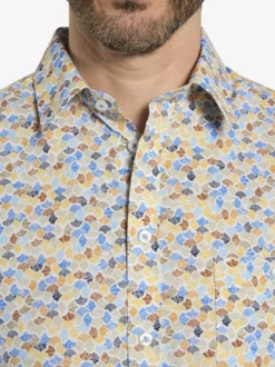 BABISTA Herren Kurzarmhemd - BELLANZA in beige