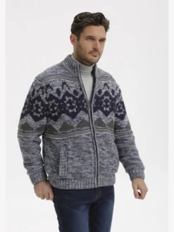 BABISTA Herren Outdoor Strickjacke - TESSABELLA in blau