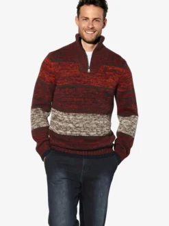 BABISTA Herren Pullover - CARMILO in rot mehrfarbig