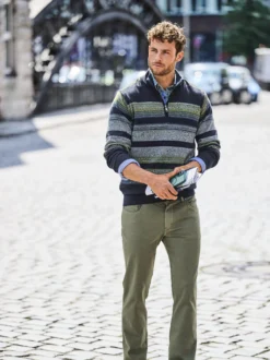 BABISTA Herren Pullover - NELOR in blau - Ärmel: langarm