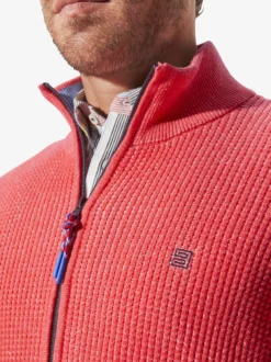 BABISTA Herren Strickjacke - DALAR in rot