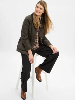 Barbour Damen Jacke - Beadnell in oliv