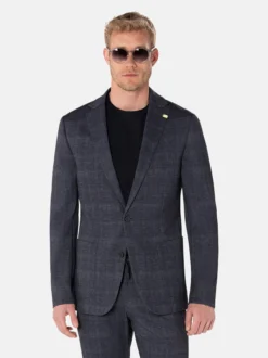 Benvenuto Herren Anzug - Slim-Fit in blau