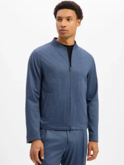 Benvenuto Herren Baukasten-Blouson - Leo J in marine ecru