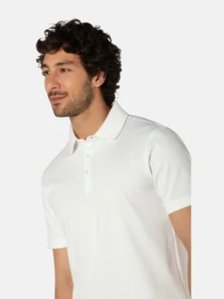 Benvenuto Herren Polo - ALFREDO in weiß - Ärmel: kurzarm