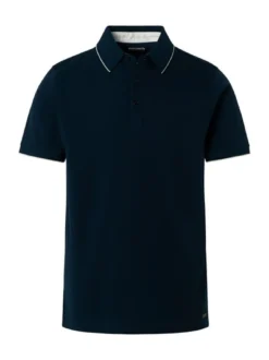 Benvenuto Herren Polo - ALFREDO in blau - Ärmel: kurzarm