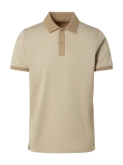 Benvenuto Herren Polo - AURON in beige - Ärmel: kurzarm