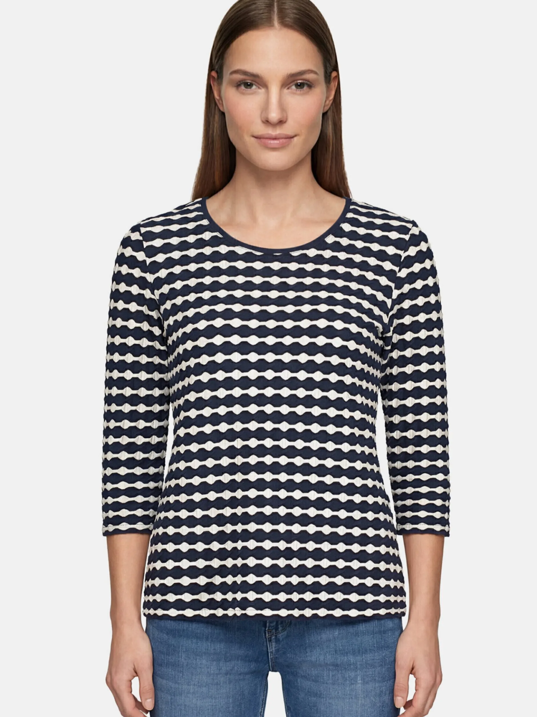Betty Barclay Damen Basic Shirt in blau