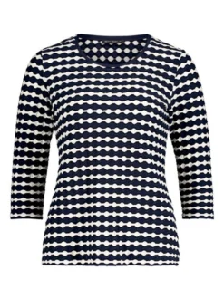 Betty Barclay Damen Basic Shirt in blau