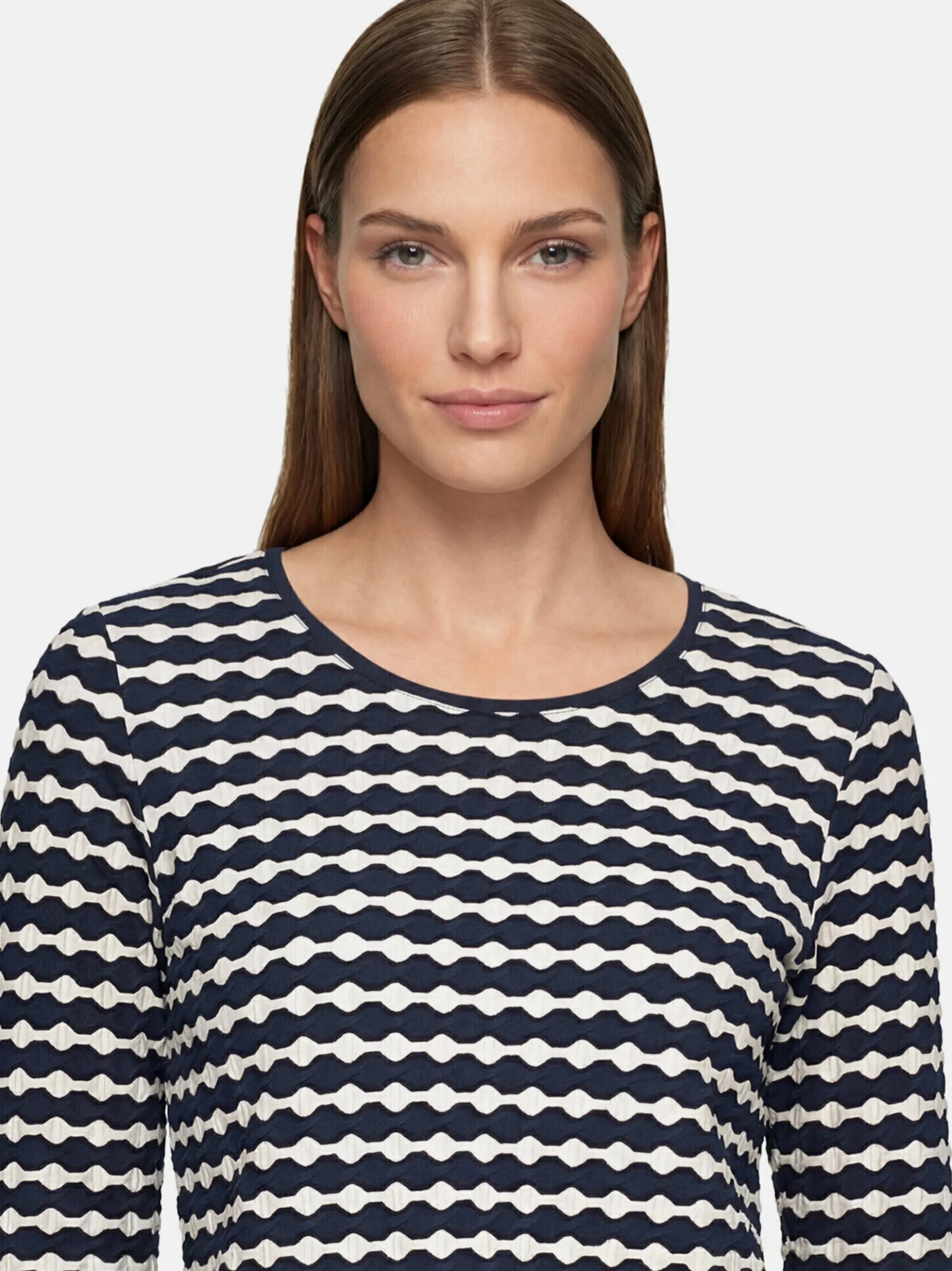 Betty Barclay Damen Basic Shirt in blau