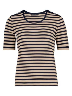 Betty Barclay Damen Basic Shirt in beige mehrfarbig
