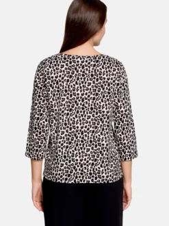 Betty Barclay Damen Basic Shirt in mehrfarbig beige