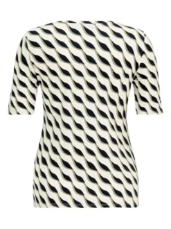 Betty Barclay Damen Basic Shirt in beige mehrfarbig