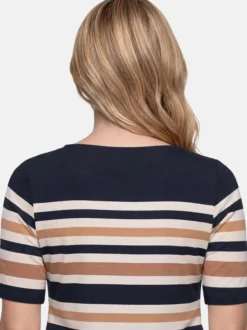Betty Barclay Damen Basic Shirt in marine mehrfarbig